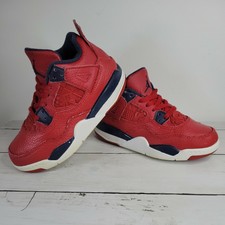 Nike Air Jordan Retro 4 PS FIBA Bq7669 617 Youth Size 1y Red Boy SNEAKERS  Shoes for sale online | eBay
