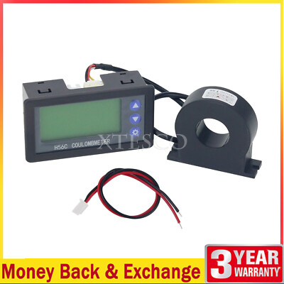 H56CH 100V 100A H56C Coulomb Meter Coulometer Battery Monitor Voltage Current