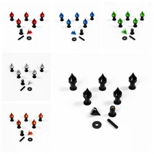 Motorcycle Windshield Bolts Kit for Kawasaki ER-6F 2009-2011 10 Windscreen Nuts 