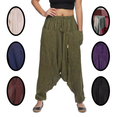 Haremshose Pumphose Aladinhose Pluderhose Yoga Goa Sarouel Baggy Singharaja
