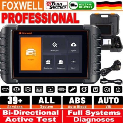 FOXWELL NT809  Profi KFZ Diagnosegerät Auto OBD2 Scanner ALLE SYSTEM TPMS DPF