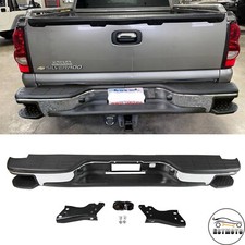 Chrome Rear Bumper Wside Steps For 1999-2006 Chevrolet Silverado Sierra 1500