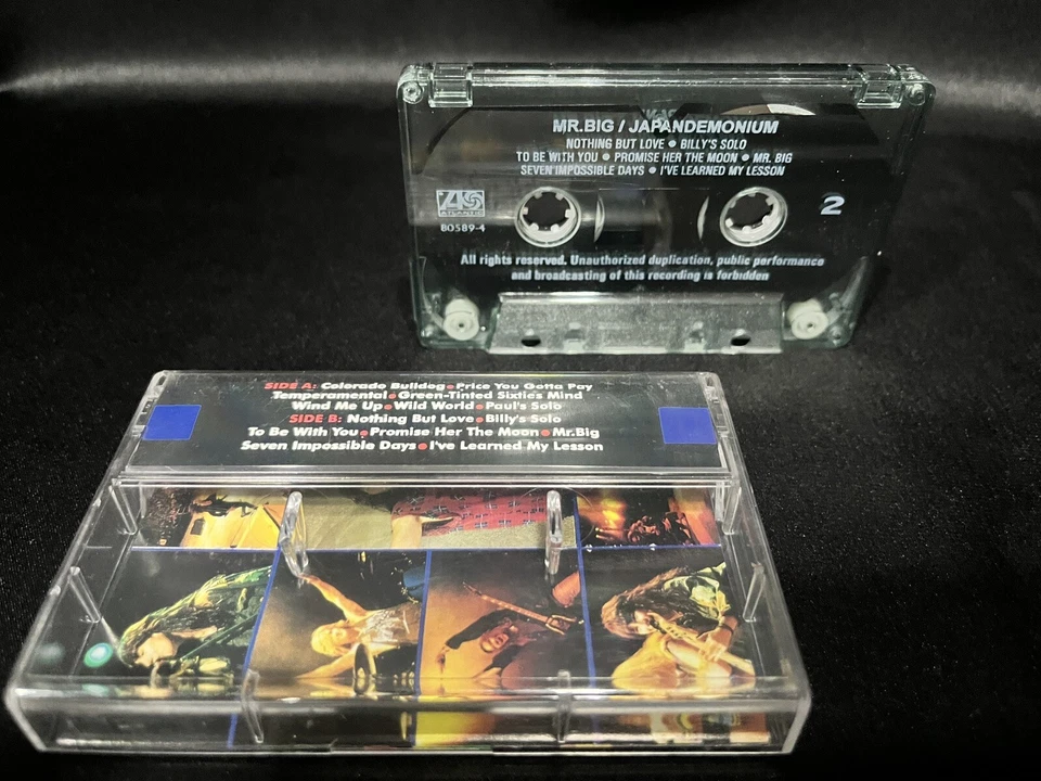 Mr. Big Japandemonium Live Album Hard Rock 90s Cassette Tape (Atlantic 1994) - Image 2 of 3