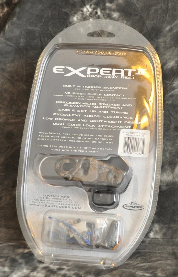 New G5 Expert II Drop Away Arrow Rest for Hoyt Bows - Left Hand - Camo - # 283 - Image 2 of 2