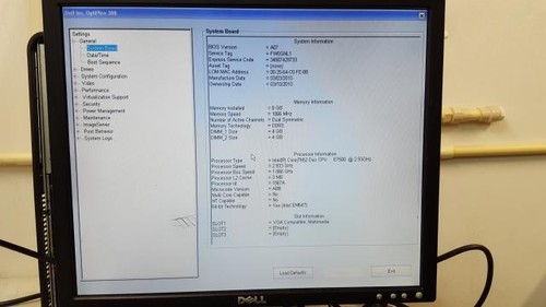 Dell OptiPlex 380 Intel Core 2 Duo E7500 2.93GHz 8GB Mini Tower Computer No HDD - Picture 2 of 8