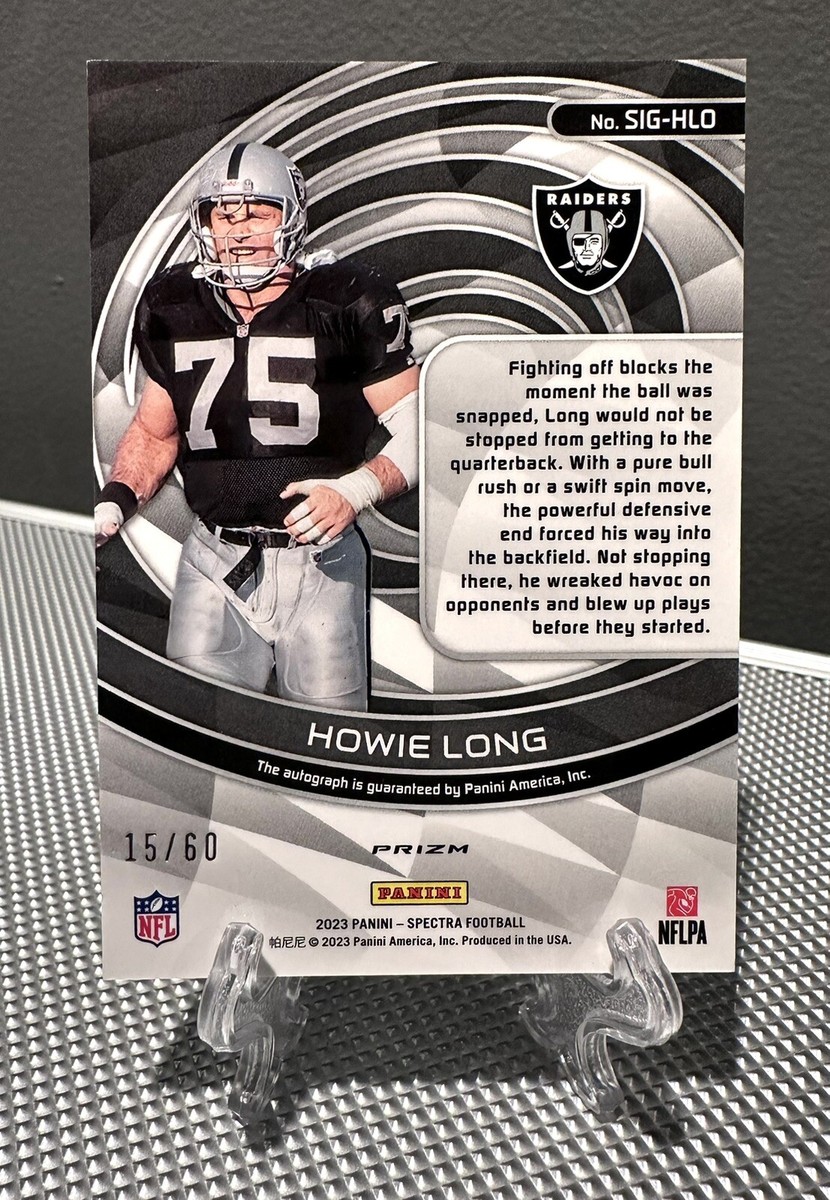 2023 Spectra HOWIE LONG Auto #/60 SSP Hyper Prizm Legend Autograph
