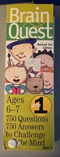 Brain Quest Grade 1 Cards 3rd Edition-by Workman-750 Q A, Ages 6-7, 1st Grade