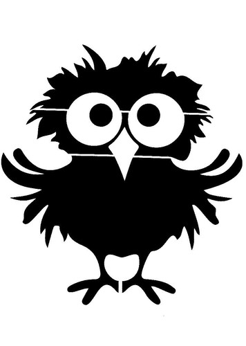 Schablone Vogel Droop witzig Comic ST-1010729 Vogel Wandtattoo Malerei - Bild 2 von 5