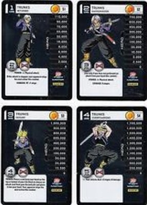 1x  Trunks Level 1-4 Personality Stack Near Mint Evolution Starter Deck Cards