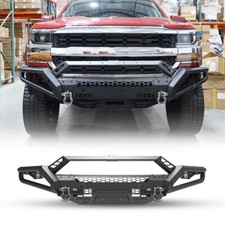 Offroad For 2016-2018 Chevy Silverado 1500 Heavy Duty Texture Steel Front Bumper Offroad For 2016-2018 Chevy Silverado 1500 Heavy Duty Texture Steel Front Bumper