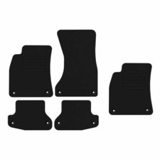 Velours Fußmatten für Audi A5 II F5 Coupe Bj. 2016 – 2019 NEU SCHWARZ PREM 4+1