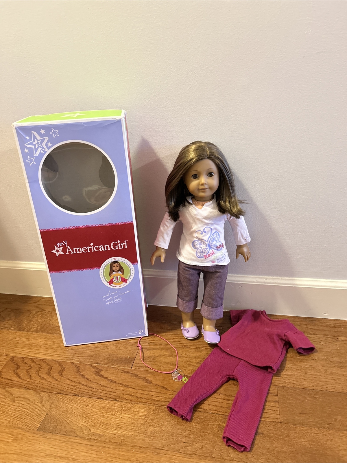 American girl doll truly me # 29 With Pajama Set