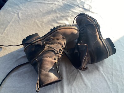 FRYE x Vibram  leather Boots 7 Mens Logger Boots 7 Missing Insole