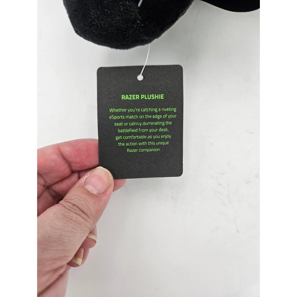 Almohada de Peluche Razer Negro Verde Logo Gaming Gamer Niños Decoración de Habitación Nueva con Etiquetas Foto 3 de 4