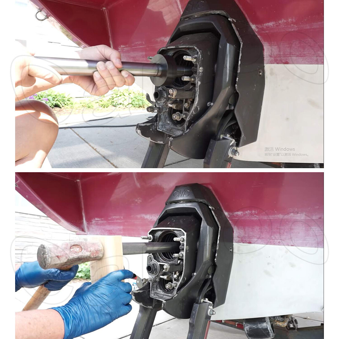 Mercruiser Alpha Bravo OMC Gimbal Bearing Alignment Tool Seal Install