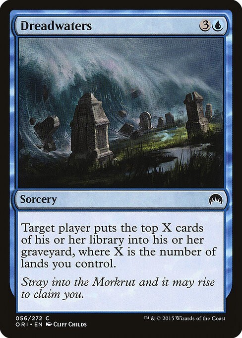 MTG COMMON REGULAR ORI: MAGIC ORIGINS NM - DREADWATERS 056/272