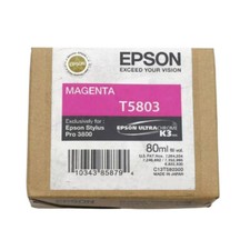 EPSON T5803 C13T580300 CARTUCCIA ORIGINALE MAGENTA PER STYLUS PRO 3800 scad.2020