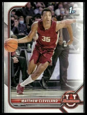 2021-22 Bowman University #99 Matthew Cleveland