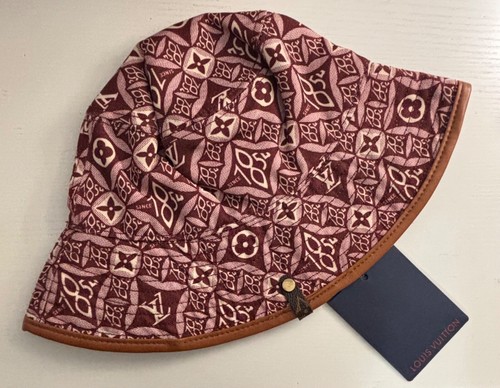 Louis Vuitton Burgundy Since 1854 Monogram Bucket Hat