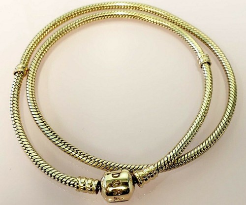 PANDORA | 14K GOLD CHARM NECKLACE NEW 