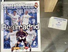 Real Madrid El Mejor Club del Mundo Empty Album + Complete Set of Stickers