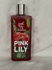 Bath  Body Works PINK LILY  BAMBOO SHOWER GEL Hard To Find