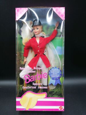 BARBIE COLLEZIONE EQUESTRE CAVALLERIZZA AMAZZONE