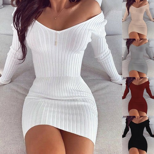 Women Ladies Casual Sexy Slim Mini 