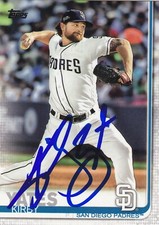 KIRBY YATES SAN DIEGO PADRES SIGNED CARD NEW YORK YANKEES TAMPA BAY RAYS ANGELS