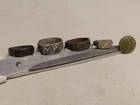 Original WW1 era period Military German handmade rings-Trench Art + Button.