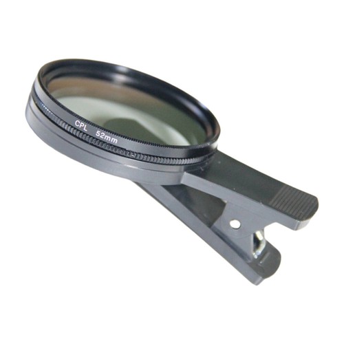 52mm CPL Clip-On Mobile Phone Lens Kit Camera Lens Universal Polarizer Lens - Picture 9 of 9