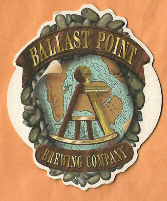 Ballast Point Brewing Co  Beer Coaster San Diego CA