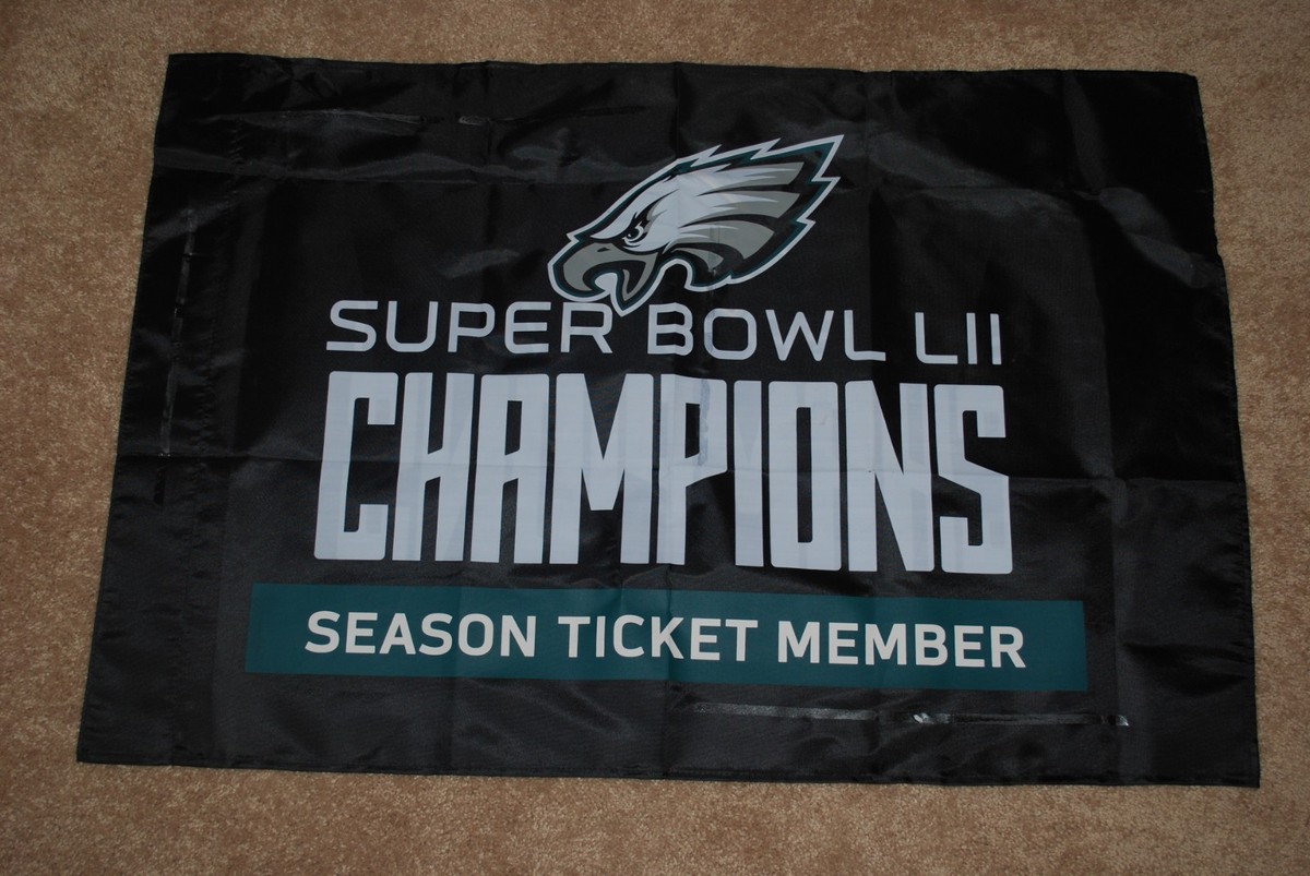 Philadelphia Eagles Commemorative Super Bowl LII 52 Season Ticket