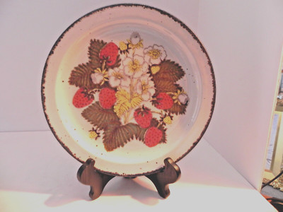 MIDWINTER LTD , W R Stonehenge Strawberry Dinner Plate