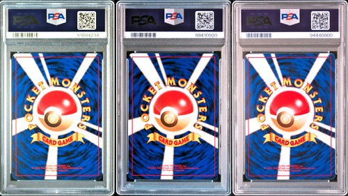 PSA 8 & 5 Mistyt's Tentacruel Magikarp Misty Holo SET Old Back Japanese Pokemon - Picture 2 of 8