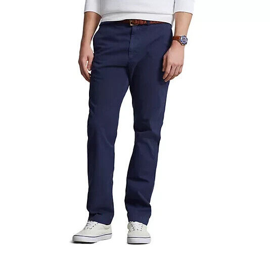 Брюки-чино прямого кроя Polo Ralph Lauren Salinger Newport Navy 3832 198 долларов США 23490₽