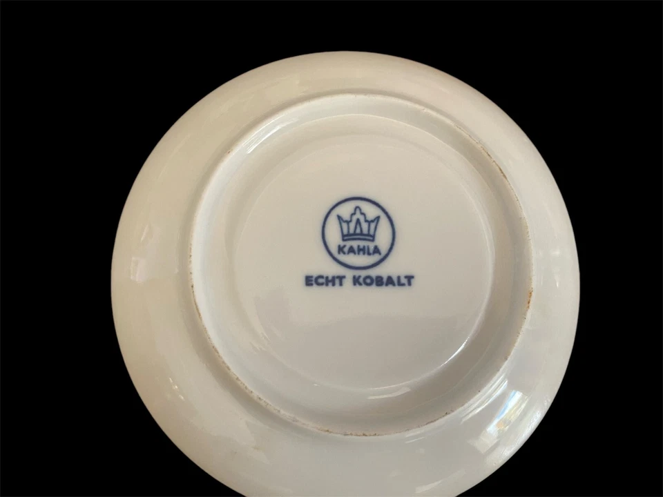 Juego de café de porcelana vintage Kahla "Echt Kobalt" - Juego completo de 7 Foto 2 de 4