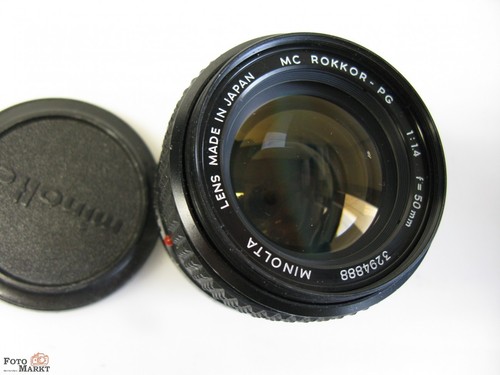 MC Rokkor-PG 1:1,4/50mm für Minolta Kamera SRT, XG, X700 Standard Objektiv lens - Bild 2 von 3