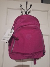 zaino kipling, rosa fenicottero, nuovo