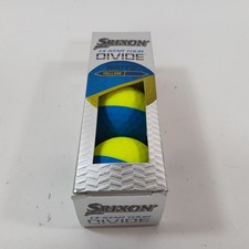 Srixon Q-Star Tour Divide Golf Balls Brite Yellow/Blue, 3pk 1 Sleeve NEW
