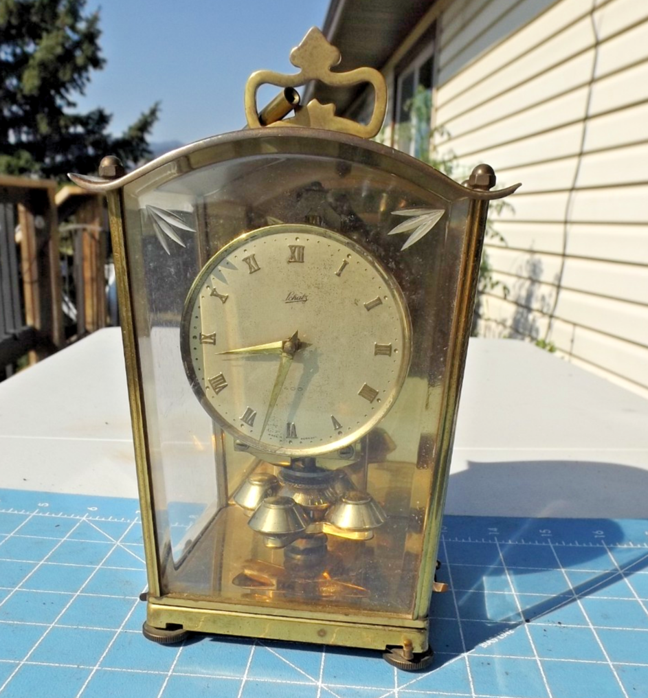Vintage No 53 Schatz Germany Carriage 400 Day Anniversary Mantle