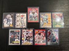 Pro Set Pinnacle Fleer Card Lot (10) NFL Deion Sanders Cowboys Falcons Rookie 1…