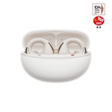 QCY Crossky C30 Open-Ear Clip Earbuds ,25 Hours of Playtime - White
