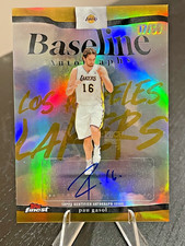 Pau Gasol 2025 Topps Finest #BA-PG Gold Refractor Baseline Auto /50 Lakers 🟪🟨