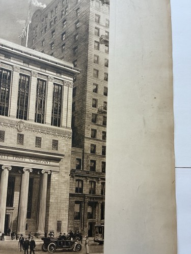 Guaranty Trust Company Building New York Large Vintage Photogravure Littig Co - Picture 10 of 20