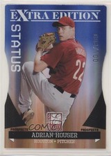 2011 Donruss Elite Extra Edition Prospects Blue Status Die-Cut Adrian Houser 9pd