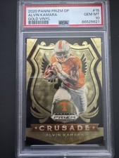2020 Panini Prizm Draft Picks #15 Alvin Kamara Gold Vinyl /5 SSP PSA 10 Pop 1