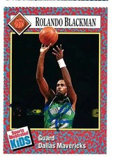 Rolando Blackman signed autograph Mavericks 1991 Sports Illustrated SI Kids card