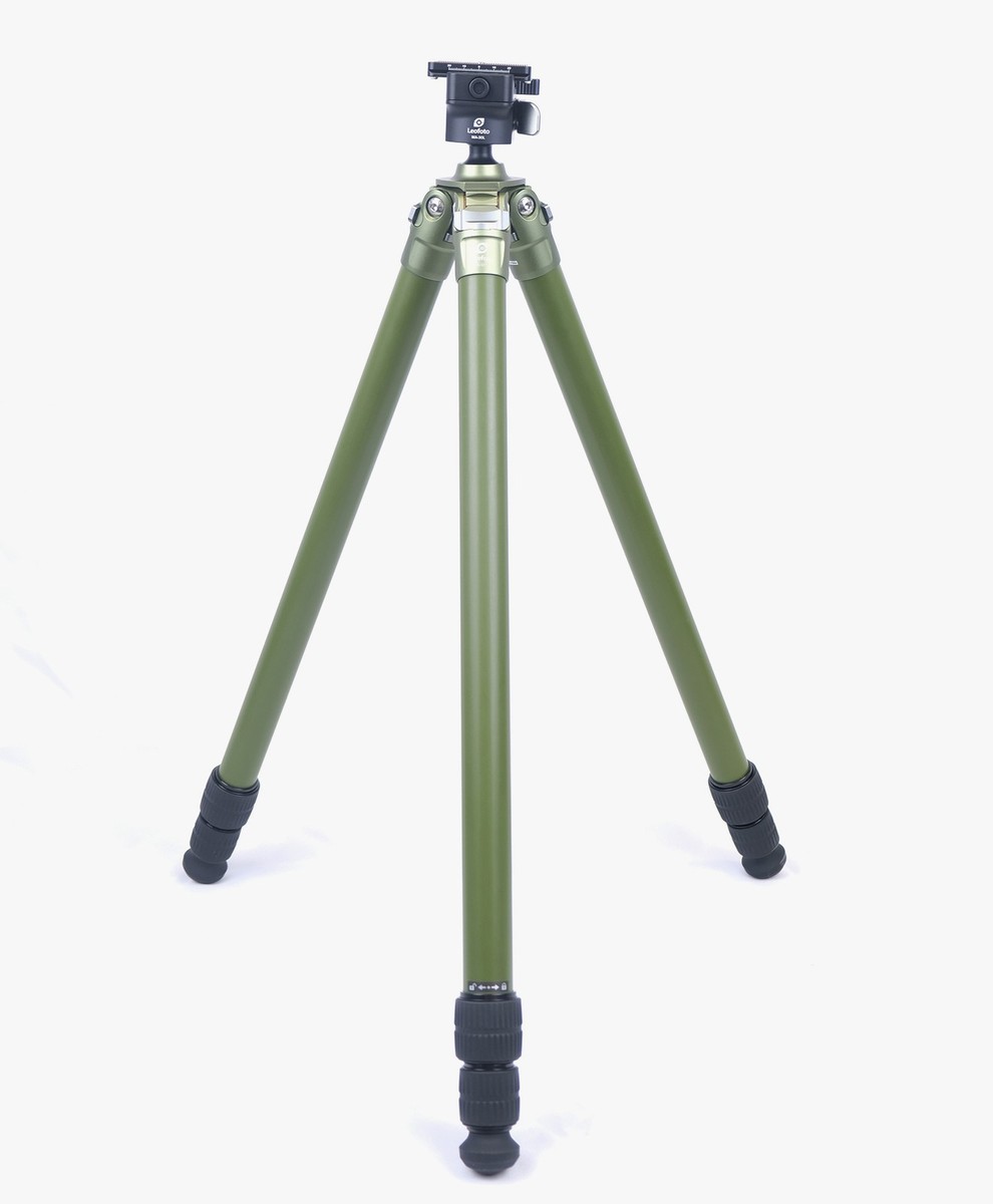 Leofoto SA-323C Olive Rifle Tripod + MA-30L Rapid-Lock Ball Head