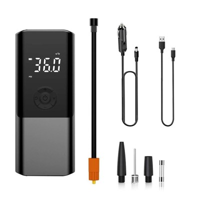 Portable Car Air Pump-Air Compressor for Car Tires with Tire Pressure Gauge（1...